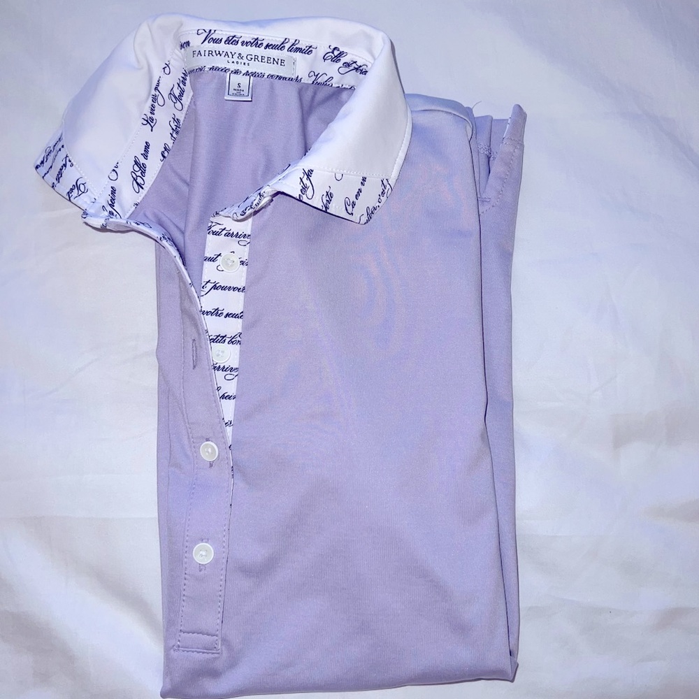 Fairway & Greene Purple Polo Shirt S